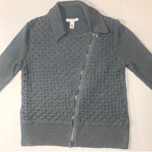 White House Black Market zippered sweater. Size XL.